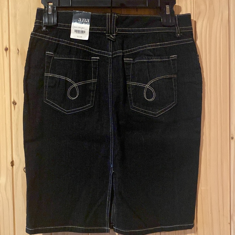 Women’s black denim skirt size 10 - Picture 2 of 5